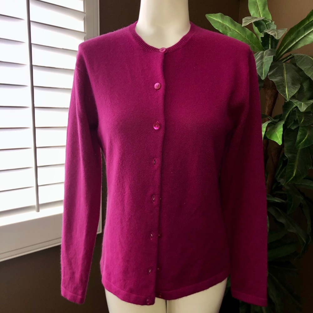 Small silk/angora Mariele Waithe Button sweater